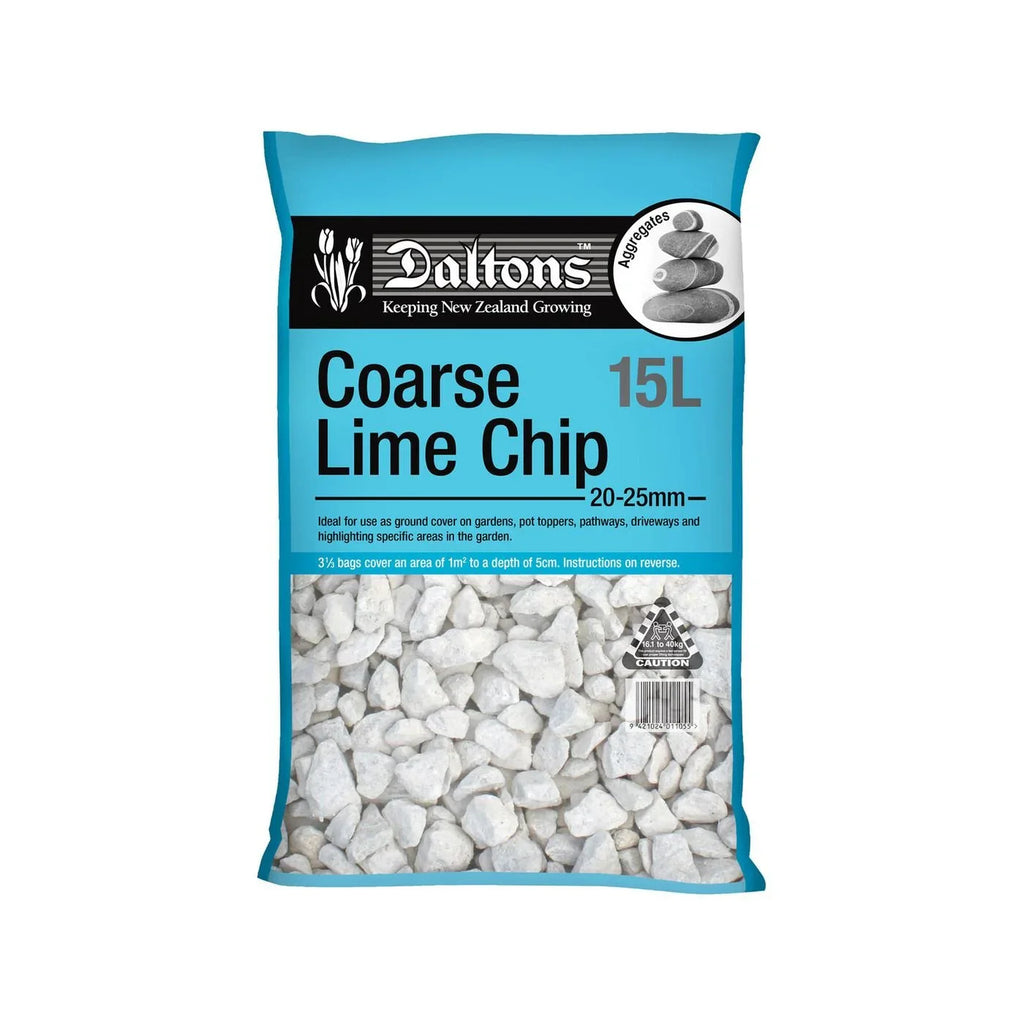 Daltons Coarse Lime Chip 20-25mm - 15L